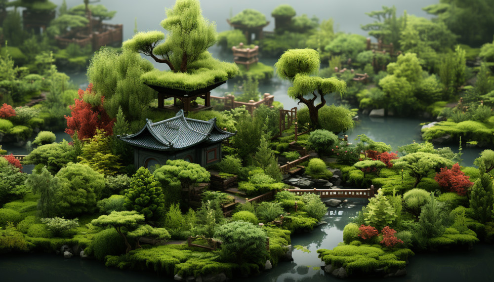 Création d'un jardin japonais en milieu urbain