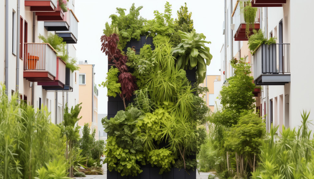 Jardins verticaux pour espaces urbains