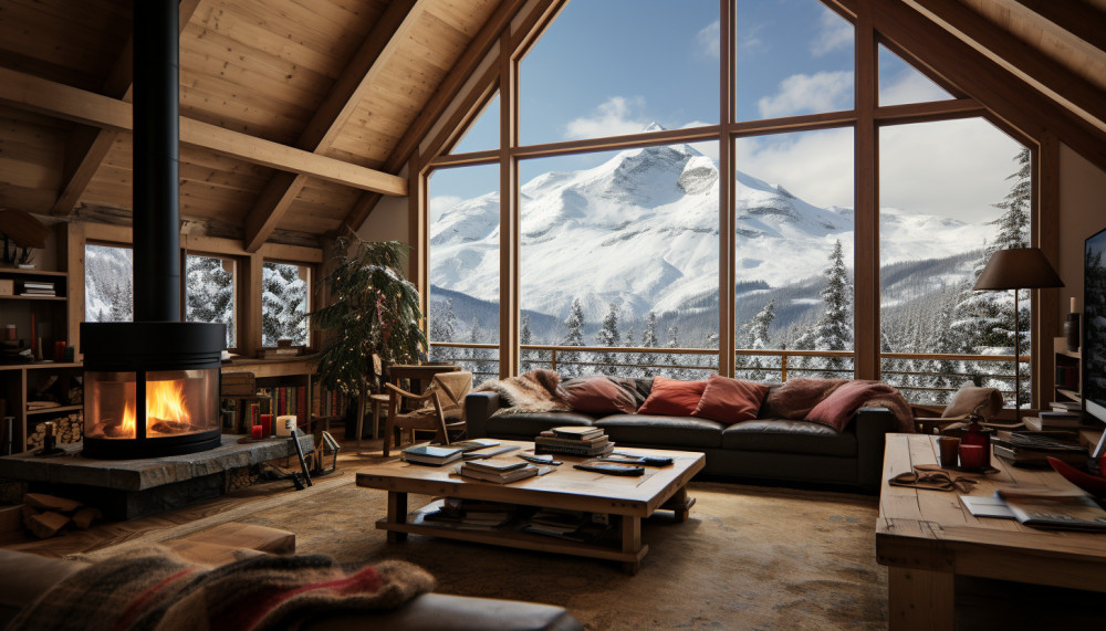 Un chalet de montagne aux allures modernes