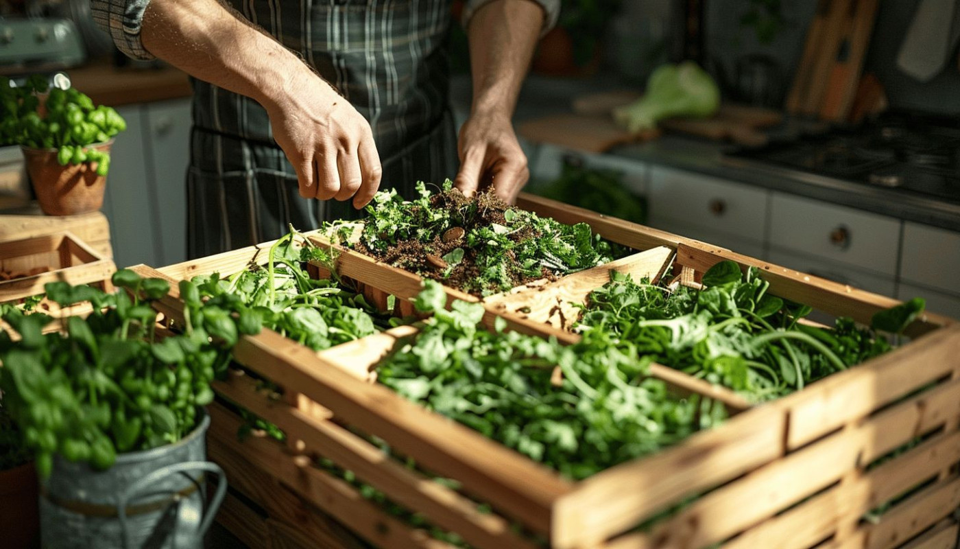 Construire un composteur d'appartement étapes simples et impact environnemental