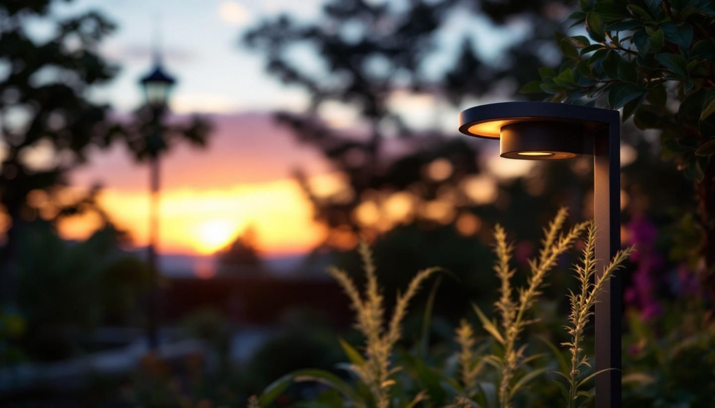Éclairage extérieur à basse consommation tendances et solutions