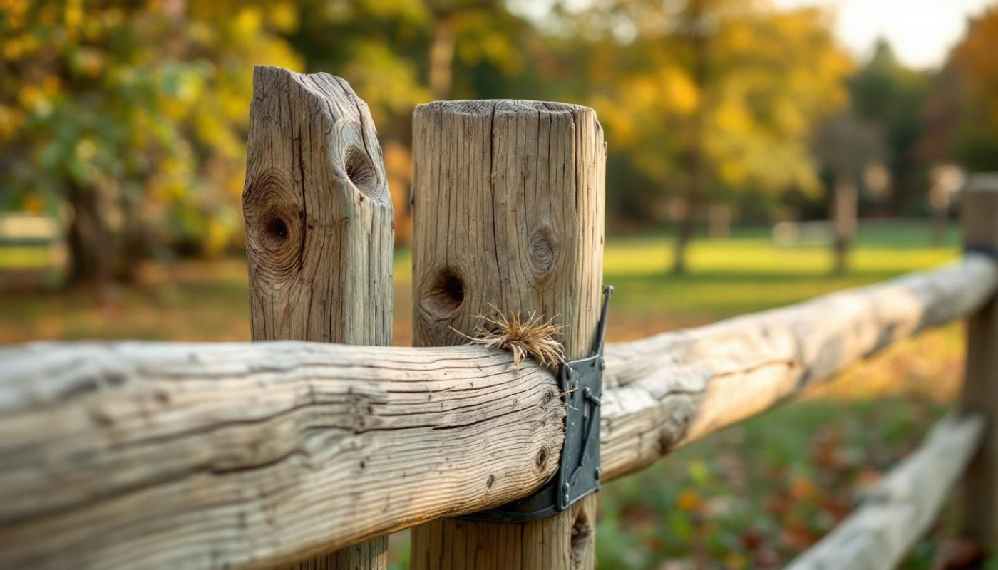 Les avantages des poteaux en bois de robinier pour une clôture durable
