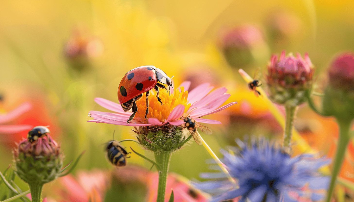 Utilisation d'insectes auxiliaires pour un jardin équilibré et sans pesticides espèces et méthodes